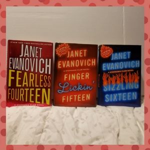 Janet Evanovich Hard Cover Books 14 15 16